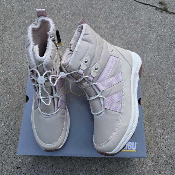 Stylish Beige and Pink Women's Boot 7